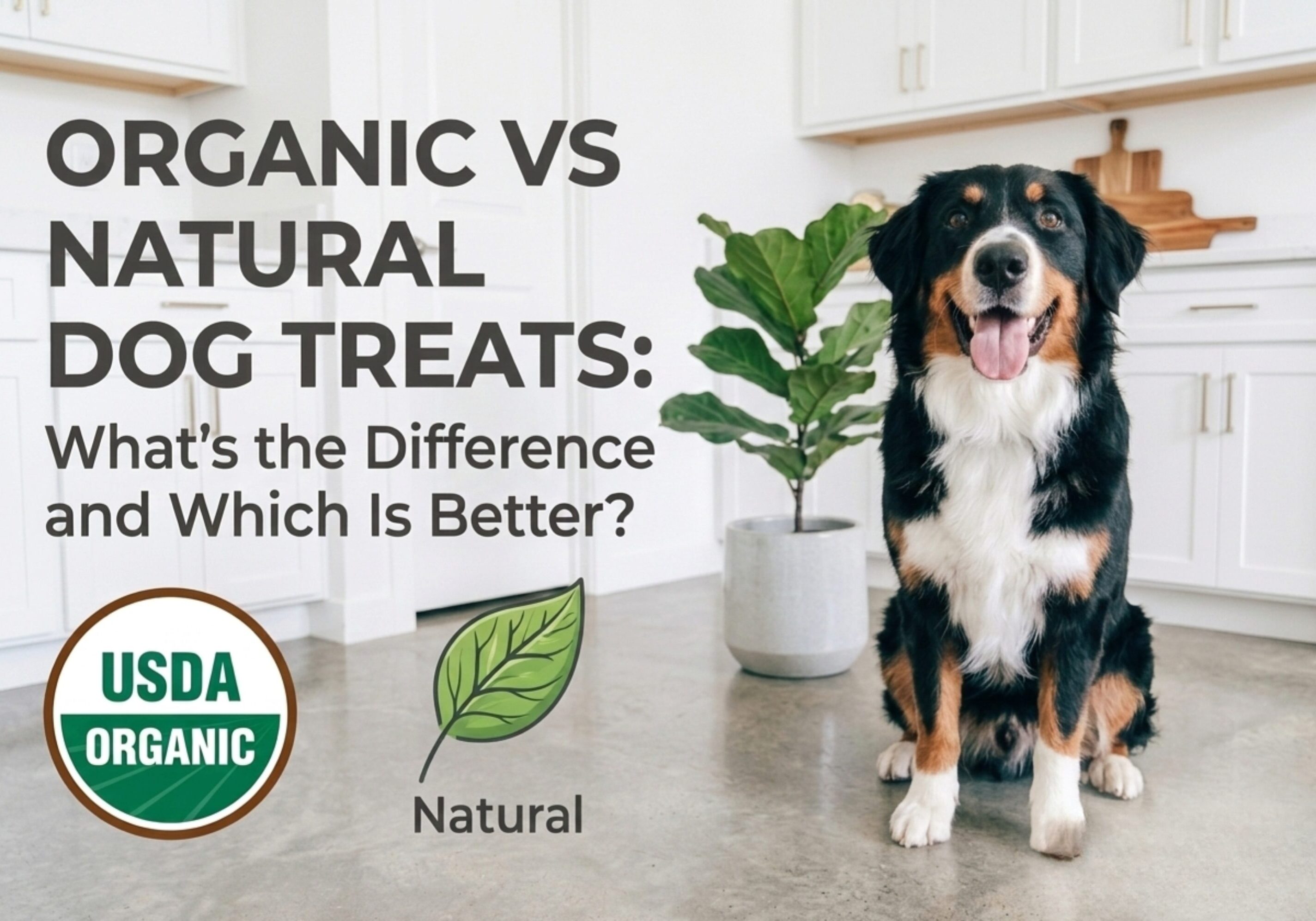organic vs natural dog treats